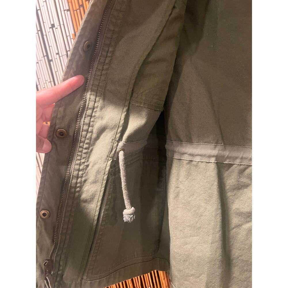 Madewell Dispatch Olive Green Drawstring Utility Field Jacket XXS - Picture 7 of 8